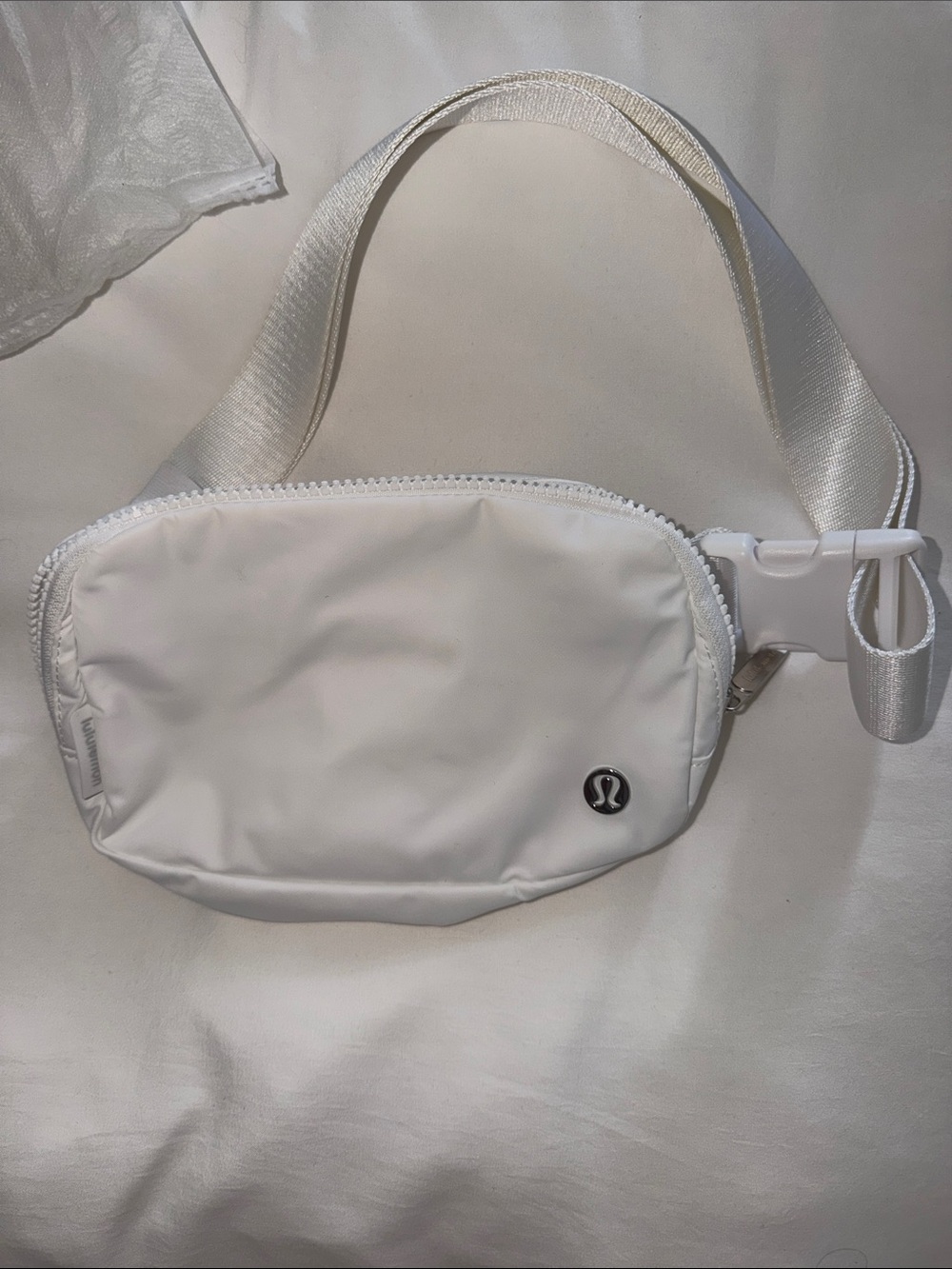 lululemon athletica White Crossbody Belt Bag NWOT